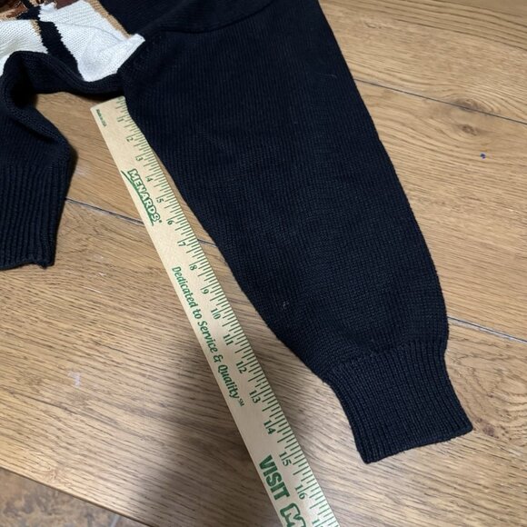 IB Diffusion Women Size Large Knitted Sweater Embellished Beaded Holiday Vintage - Picture 8 of 12